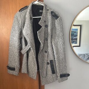 Gray Tweed Men's Jacket